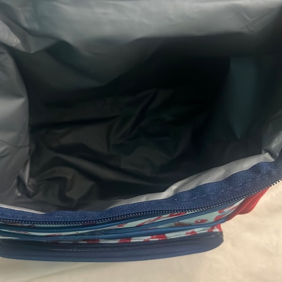 🦞ONIVA Lobster Cooler Insulated Backpack w/*A Picnic Time* Red & Blue, Nautical - Picture 6 of 14